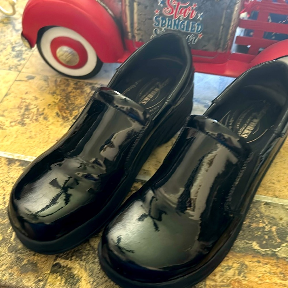 Easy works by Easy Easy Street  Black Patent  Slip On